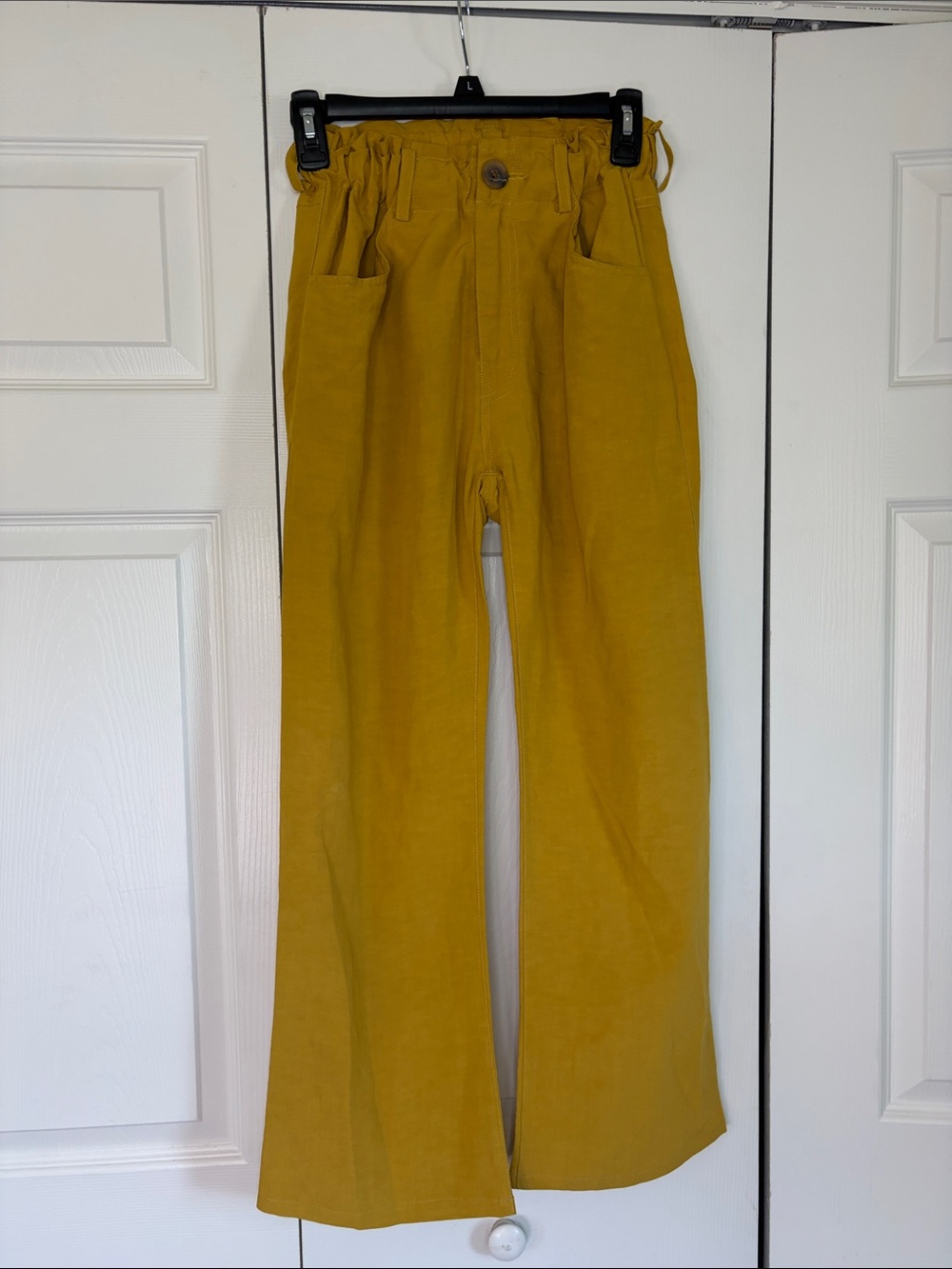 Emerson Fry Mustard Yellow Boot Cut Pants